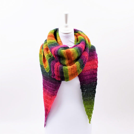 Tip-To-Tip Shawl - Carnival
1