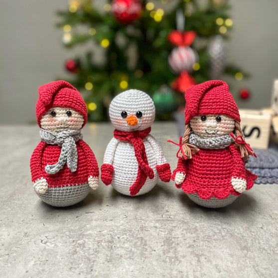 Bonhomme de neige culbuto
5