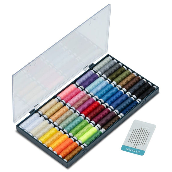 Ensemble de fils à coudre - 50 couleurs - Hobbii
3