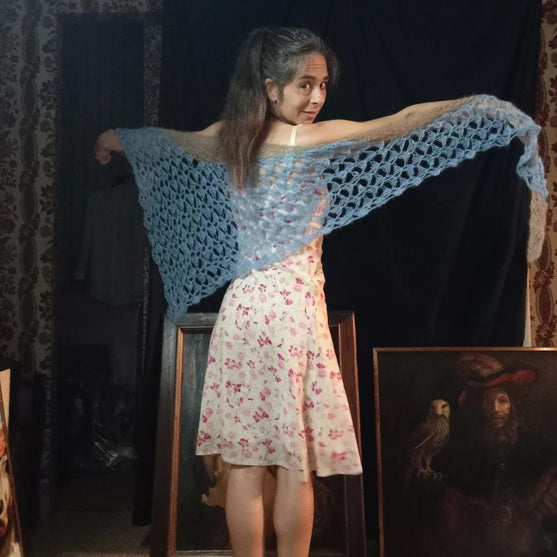 Wispy Desert Breeze - Shawl
6