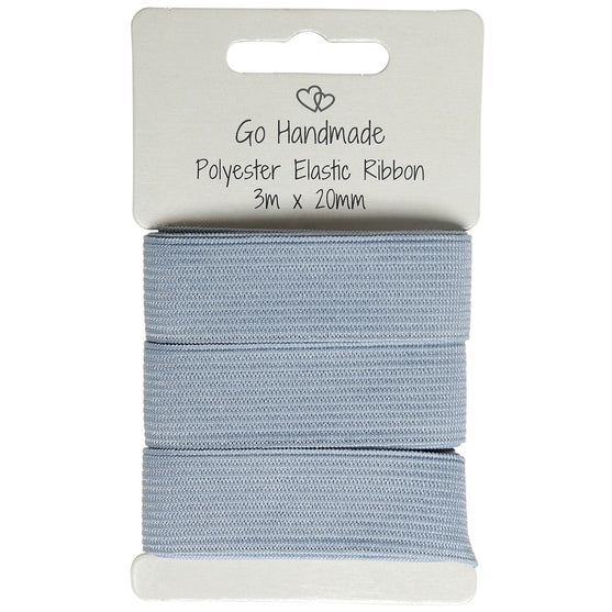 

Elastic Ribbon - 20 mm - Go Handmade
2