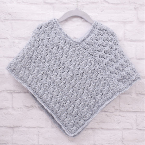 

Winter Shells Poncho - Child - Evergreen
4