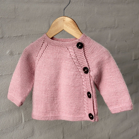 Vest met asymmetrische knoopjesrij - Baby