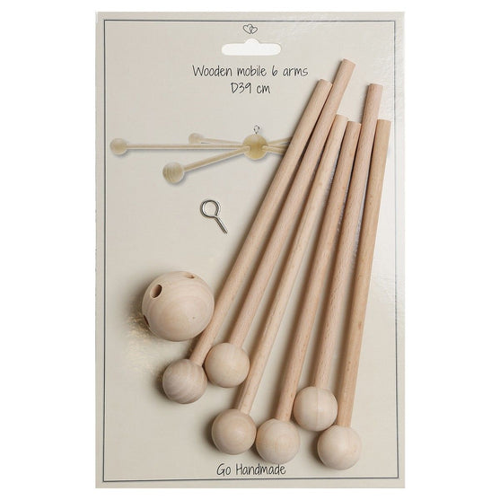 

Wooden Mobile - Go Handmade
6