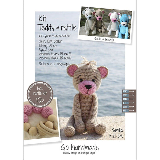 Pattern Pack (Crochet) - Teddy &amp; Rattle - Go Handmade