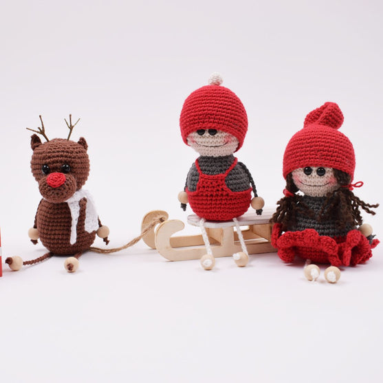 

Crocheted Rudolph
3