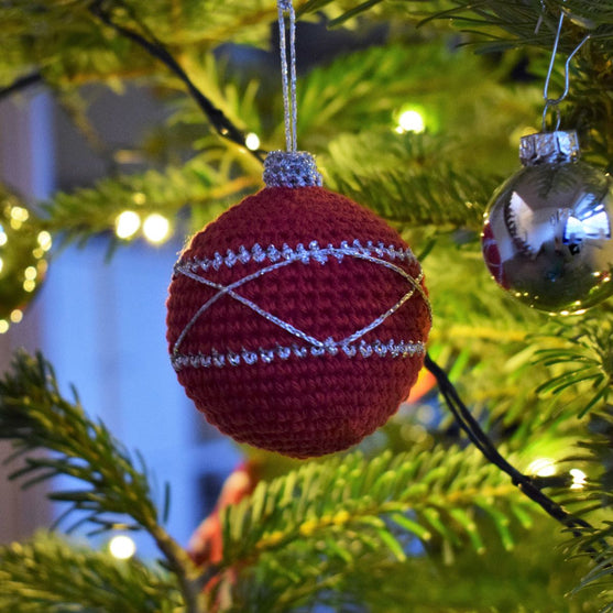 

Crocheted Christmas Balls - Large
2