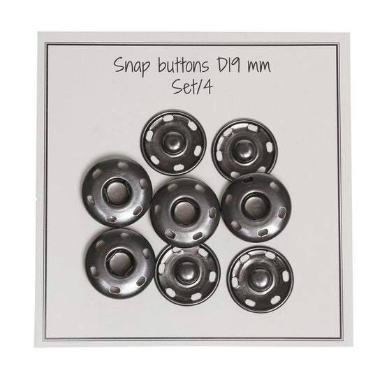 

Snap buttons - 19 mm - Go Handmade
1