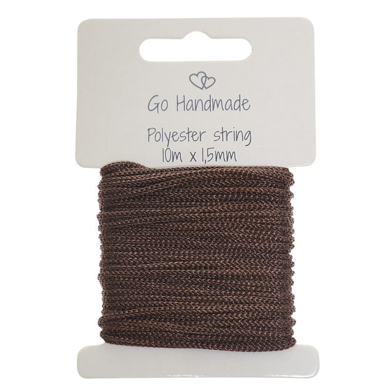

Polyester string - Go Handmade
1