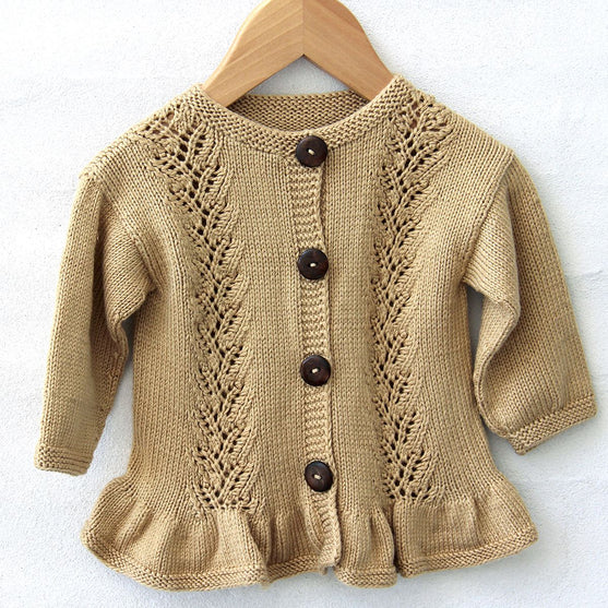 

Cardigan Lace Flounce
1