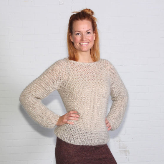 

Kid Mohair Garter Jumper
1