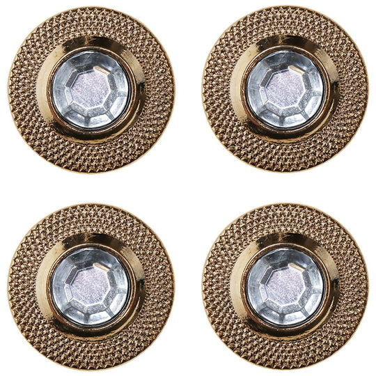 Bling Buttons - 17 mm - 4 pieces - Go Handmade