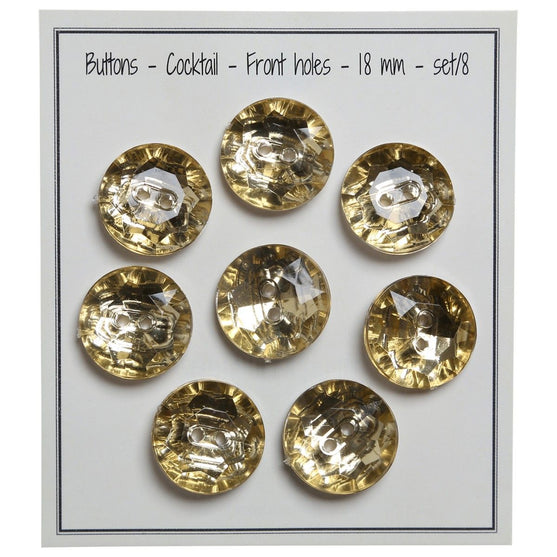 

Boutons Cocktail avec deux trous - 18 mm - Go Handmade
1
