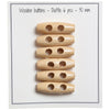 

Boutons en bois allongés - 30 mm - Go Handmade
1