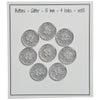 

Glitter Buttons – Silver - Multiple sizes - Go Handmade
1