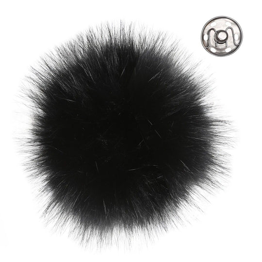 Pom Pom - Black - Go Handmade