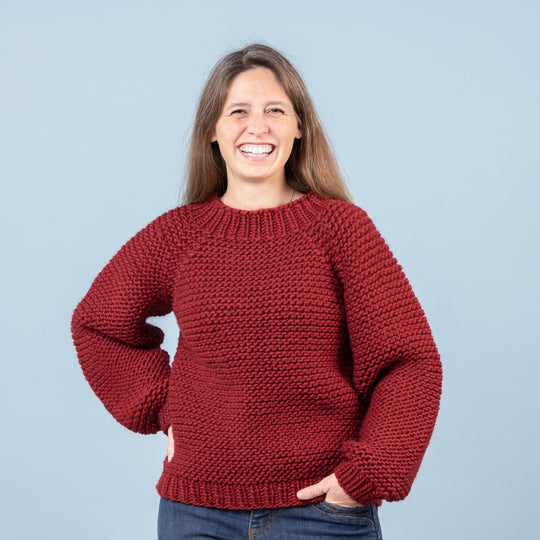 Ditte - Garter stitch sweater