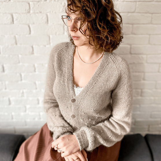 

Dandelion Blowing - Cardigan Mohair Edition
3