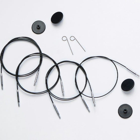 

Swivel Cable - Black - KnitPro
1