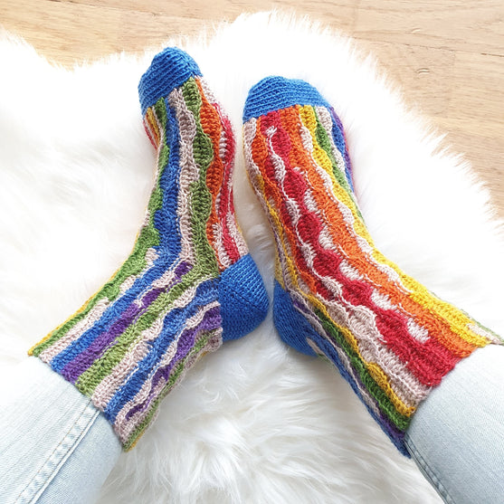 

Coastal Wave Socks
3