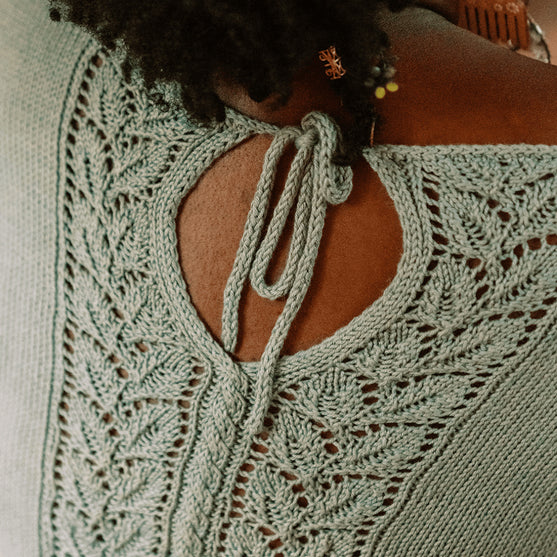 

Floreale Top - Lace Back Tee
4