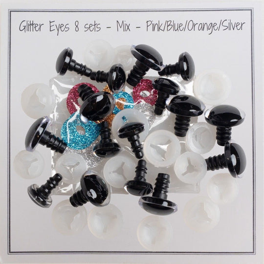 Glitter Safety Eyes - Medium - Go Handmade