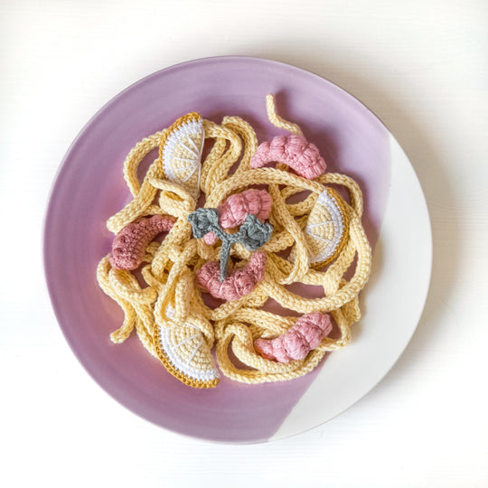 Linguine mit Garnelen und Zitronen