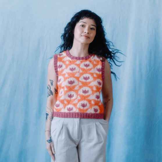 

Quite Contrary - Colourwork Vest
4