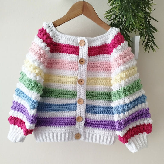 Spring Berry - Children’s Cardigan