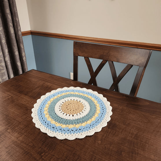 

Spring Mandala - Placemat and Coaster Set
6