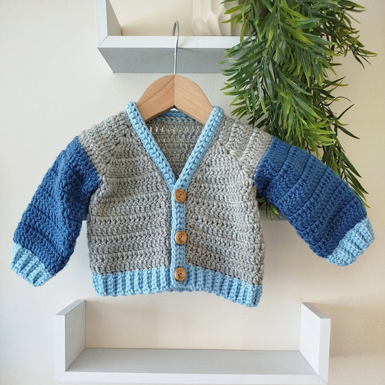 

Colour Block - Children’s Cardigan
1