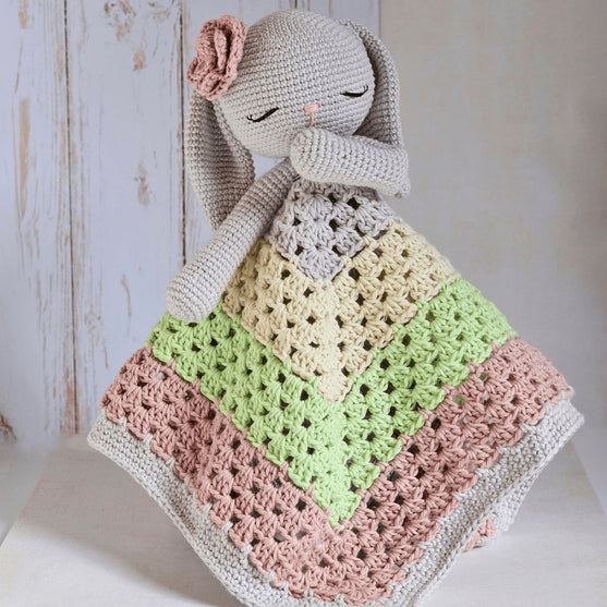 

Retro Bunny Love - Rattle and Lovey
3
