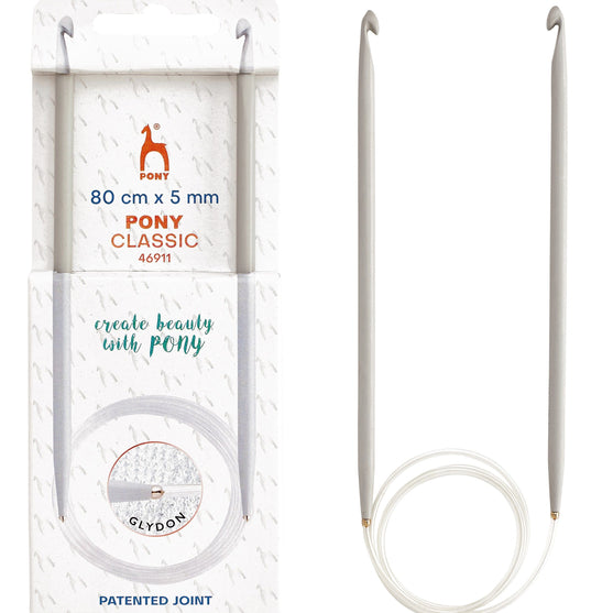 

Crochets tunisiens circulaires - Pony
1