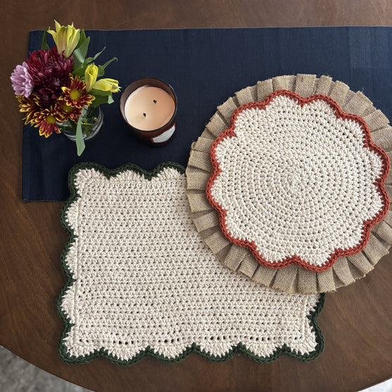 

Scallops - Set de table rond
4