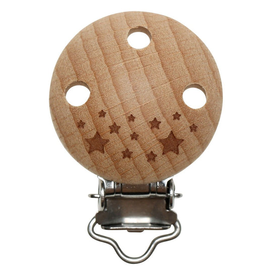 Suspender Clip w/holes - Round - Go Handmade