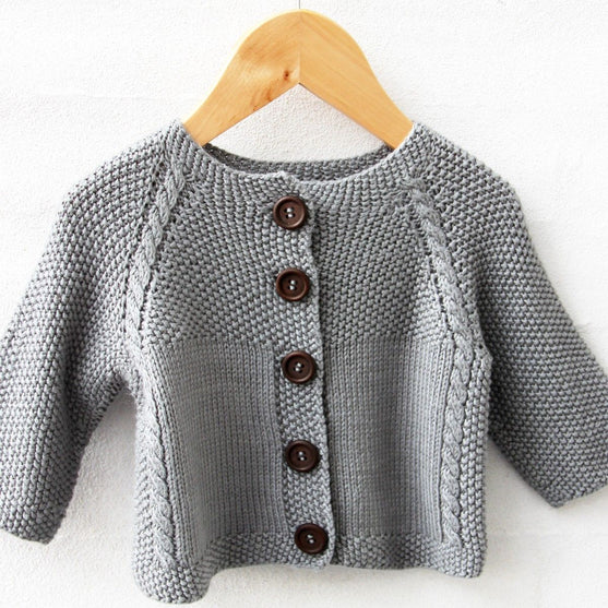 

Cardigan Moss Stitch
1