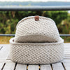 

Moss Stitch Basket - Round
1