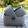 

Moss Stitch Basket - Square
1