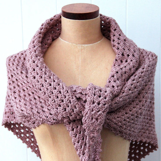 

Granny Shawl with Picot Edge
1