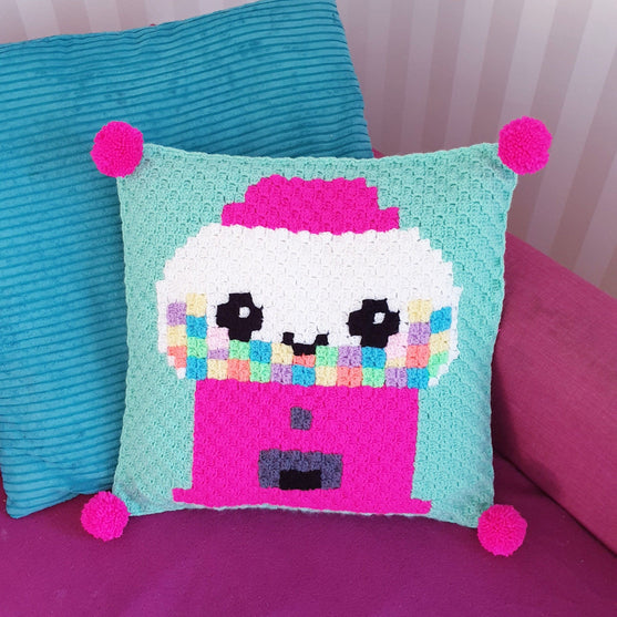 

Kawaii Bubble Gum Machine - Pillow
1