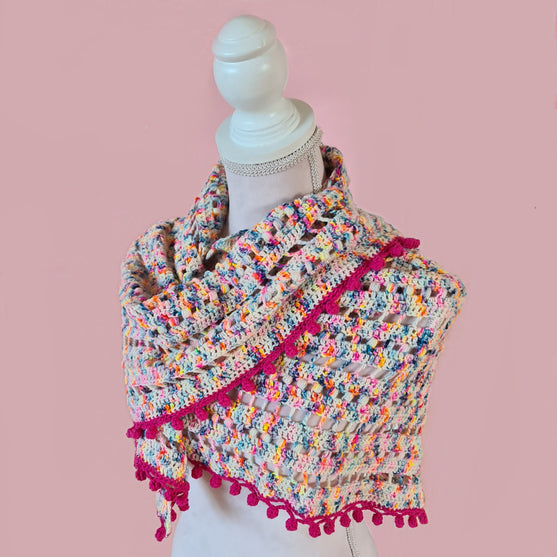 

Bubble Gum Shawl
4