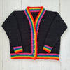 

Rainbow Contrast - Children’s Cardigan
1