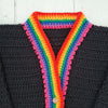 

Rainbow Contrast - Children’s Cardigan
4