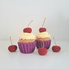 

Cupcakes avec cerise
1