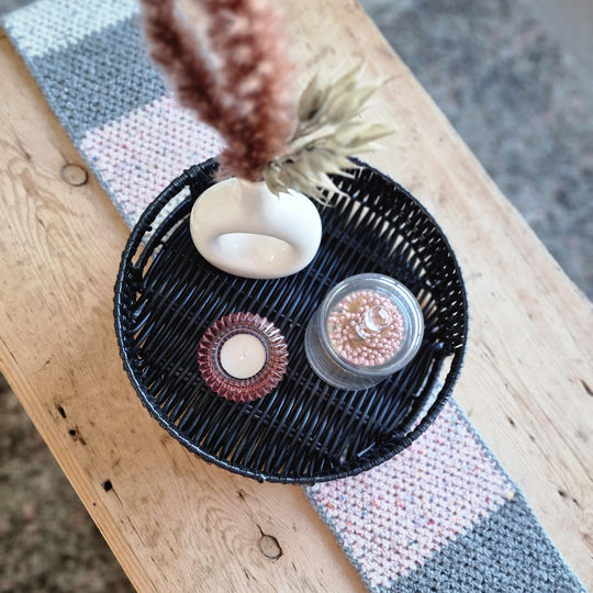 Delicate Moss Stitch - Table Runner