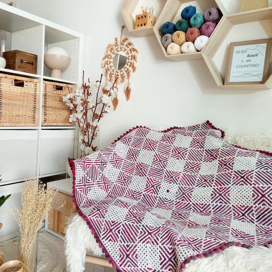 Illusion Mosaic Square - Blanket