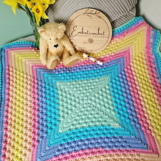 

Kaleidobobble - Baby Blanket
1