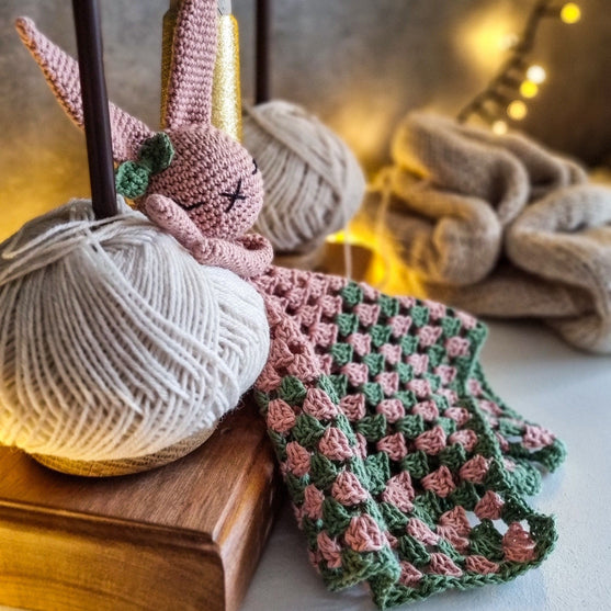 

Baby Bunny Blanket - Baby Comforter
3