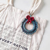 

Christmas Wreath - Bag Charm
2