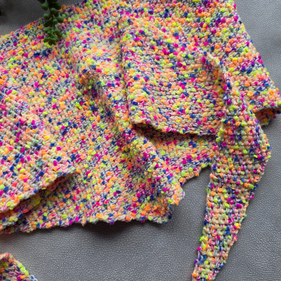 

Candy Moss Stitch - Scarf
3